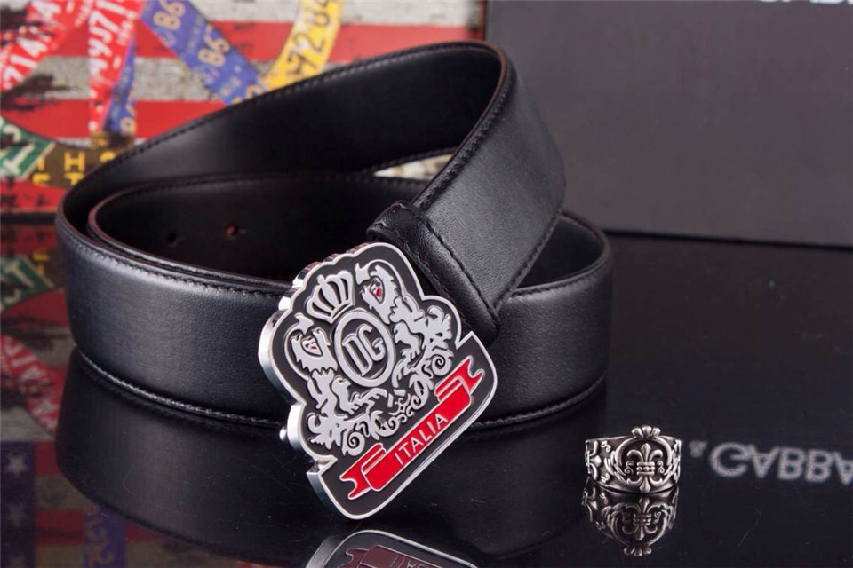 Super Perfect Quality DG Belts(100% Genuine Leather,Steel Buckle)-009