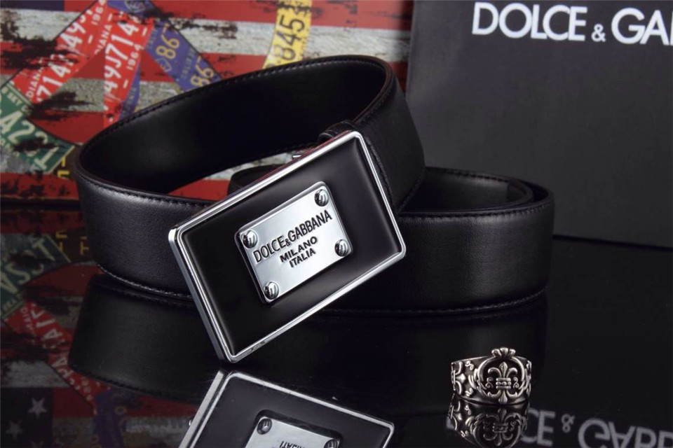 Super Perfect Quality DG Belts(100% Genuine Leather,Steel Buckle)-012