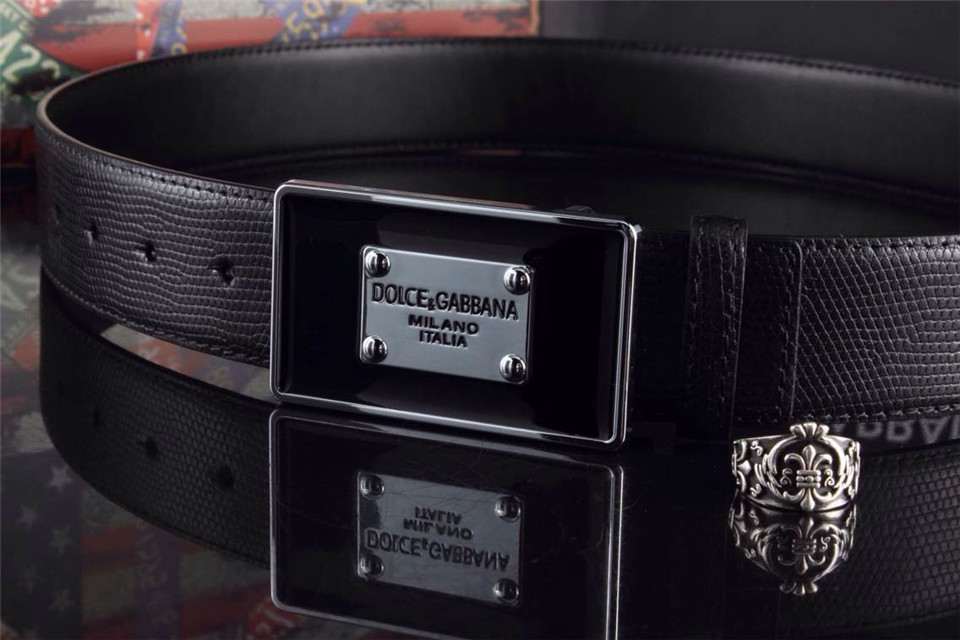 Super Perfect Quality DG Belts(100% Genuine Leather,Steel Buckle)-013