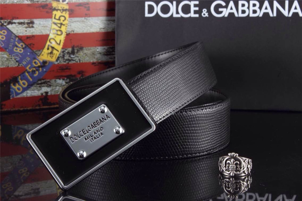 Super Perfect Quality DG Belts(100% Genuine Leather,Steel Buckle)-014