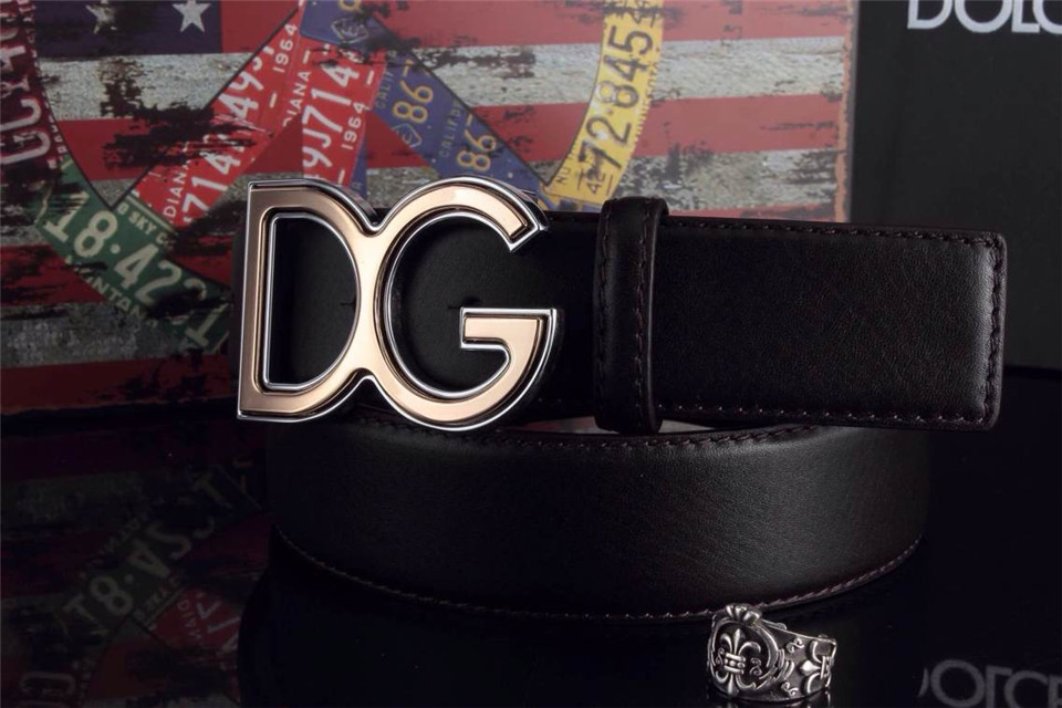 Super Perfect Quality DG Belts(100% Genuine Leather,Steel Buckle)-027