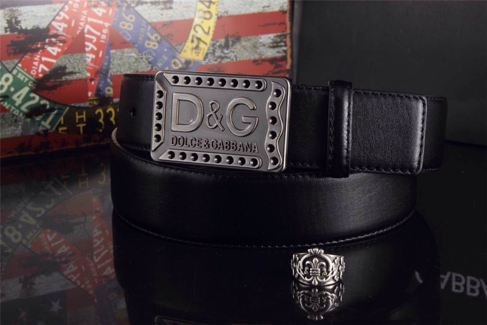 Super Perfect Quality DG Belts(100% Genuine Leather,Steel Buckle)-030