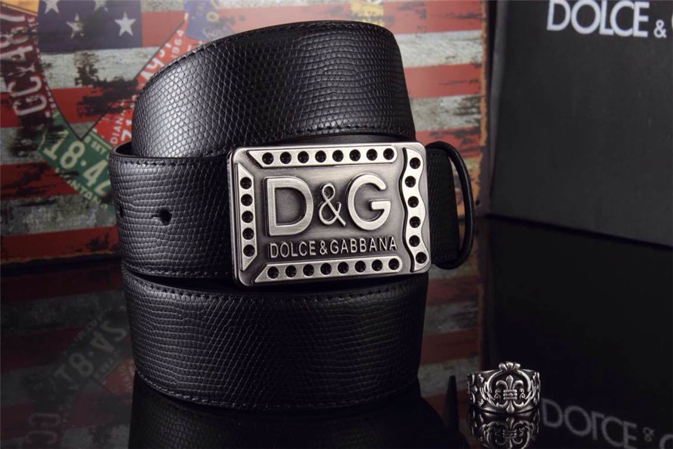 Super Perfect Quality DG Belts(100% Genuine Leather,Steel Buckle)-032