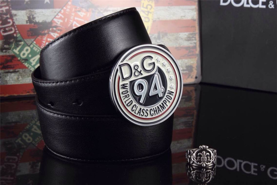 Super Perfect Quality DG Belts(100% Genuine Leather,Steel Buckle)-034