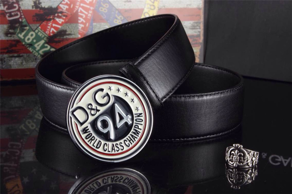 Super Perfect Quality DG Belts(100% Genuine Leather,Steel Buckle)-035