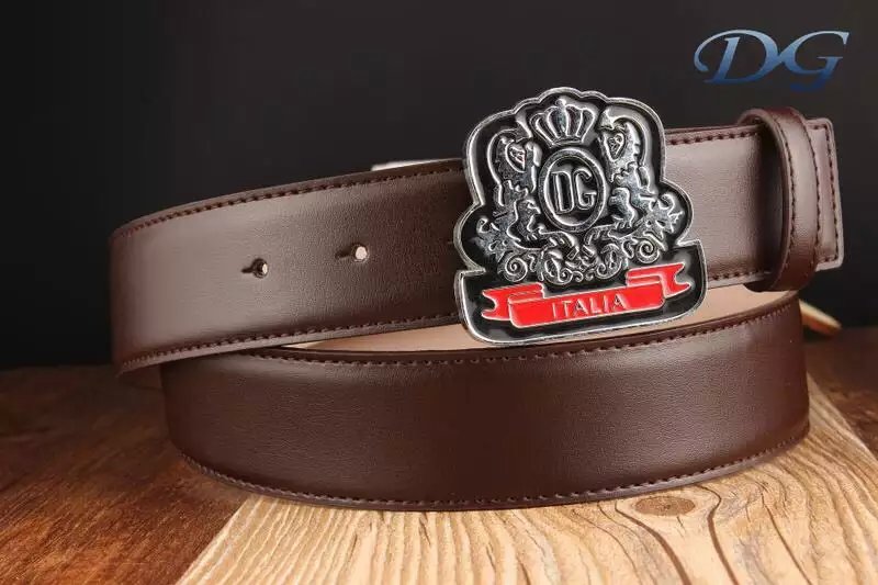 Super Perfect Quality DG Belts(100% Genuine Leather,Steel Buckle)-038