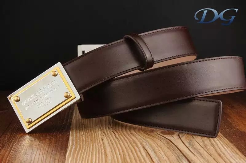 Super Perfect Quality DG Belts(100% Genuine Leather,Steel Buckle)-046