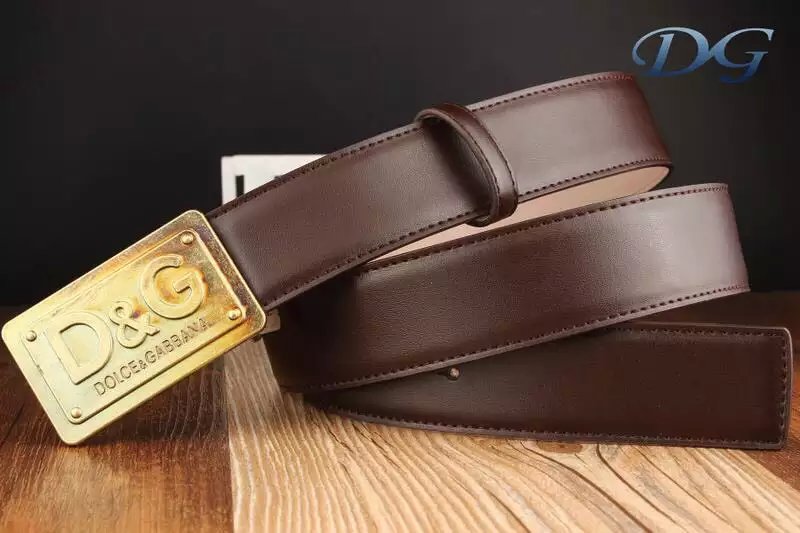 Super Perfect Quality DG Belts(100% Genuine Leather,Steel Buckle)-048