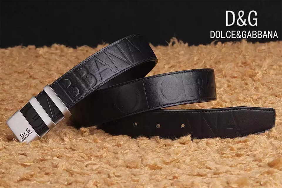 Super Perfect Quality DG Belts(100% Genuine Leather,Steel Buckle)-053