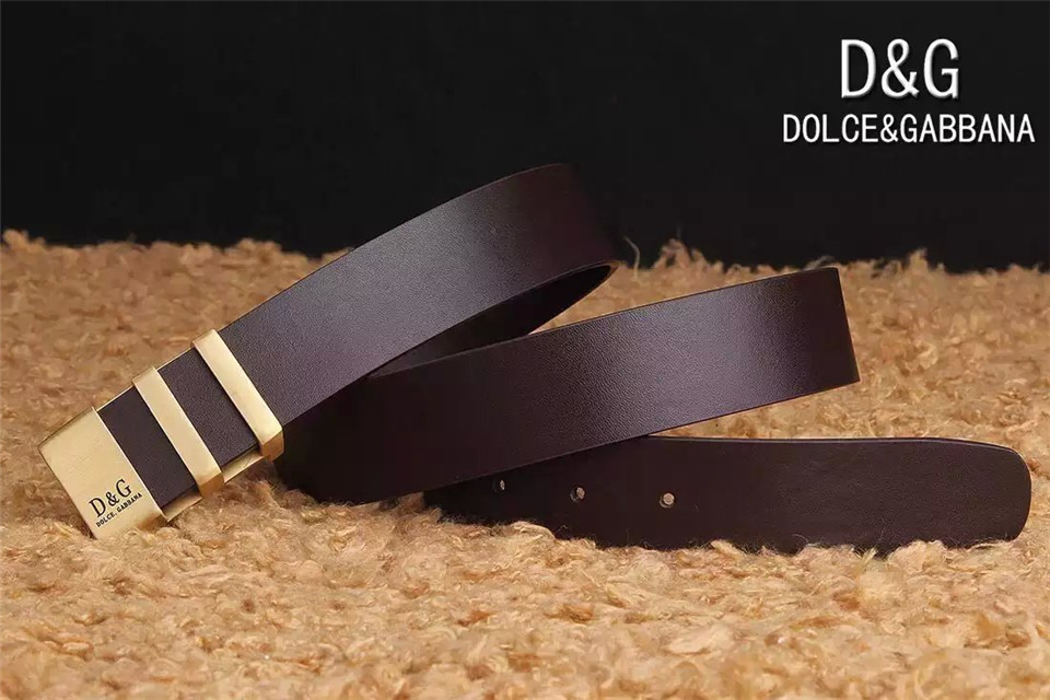 Super Perfect Quality DG Belts(100% Genuine Leather,Steel Buckle)-059