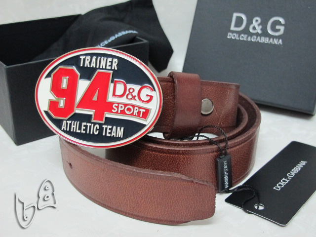 Super Perfect Quality DG Belts(100% Genuine Leather,Steel Buckle)-084