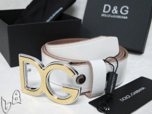 Super Perfect Quality DG Belts(100% Genuine Leather,Steel Buckle)-089