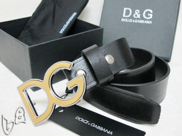 Super Perfect Quality DG Belts(100% Genuine Leather,Steel Buckle)-093