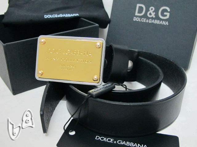 Super Perfect Quality DG Belts(100% Genuine Leather,Steel Buckle)-099