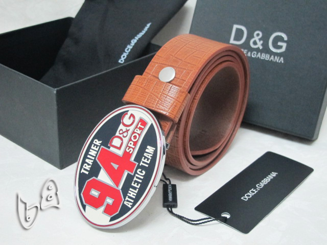 Super Perfect Quality DG Belts(100% Genuine Leather,Steel Buckle)-119