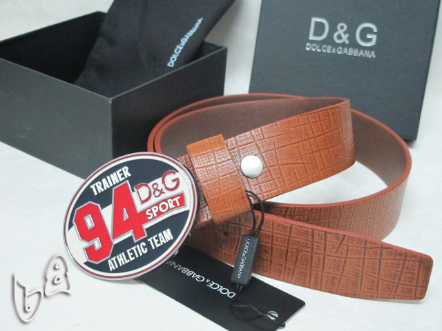 Super Perfect Quality DG Belts(100% Genuine Leather,Steel Buckle)-120