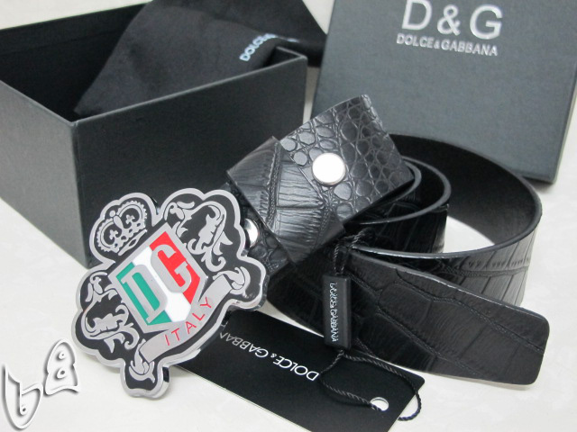 Super Perfect Quality DG Belts(100% Genuine Leather,Steel Buckle)-135