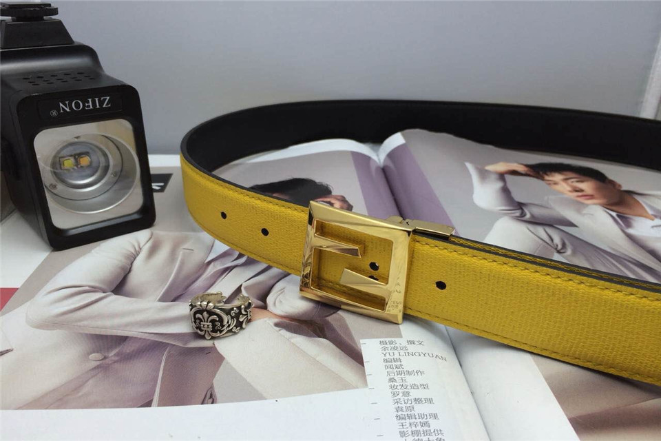 Super Perfect Quality FD Belts(100% Genuine Leather,steel Buckle)-016
