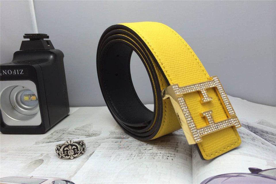 Super Perfect Quality FD Belts(100% Genuine Leather,steel Buckle)-020