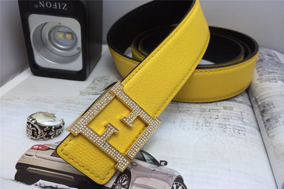 Super Perfect Quality FD Belts(100% Genuine Leather,steel Buckle)-022