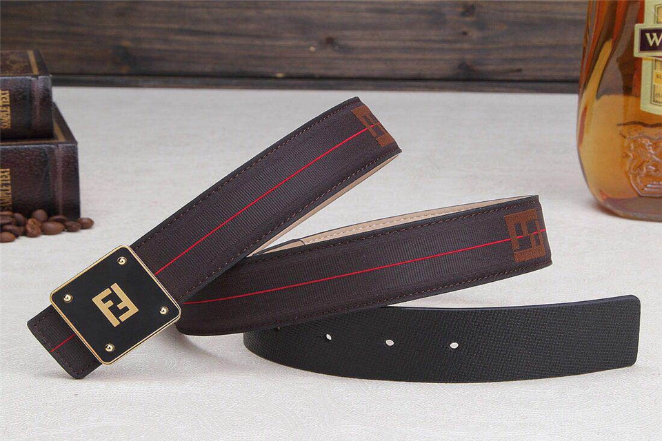 Super Perfect Quality FD Belts(100% Genuine Leather,steel Buckle)-028