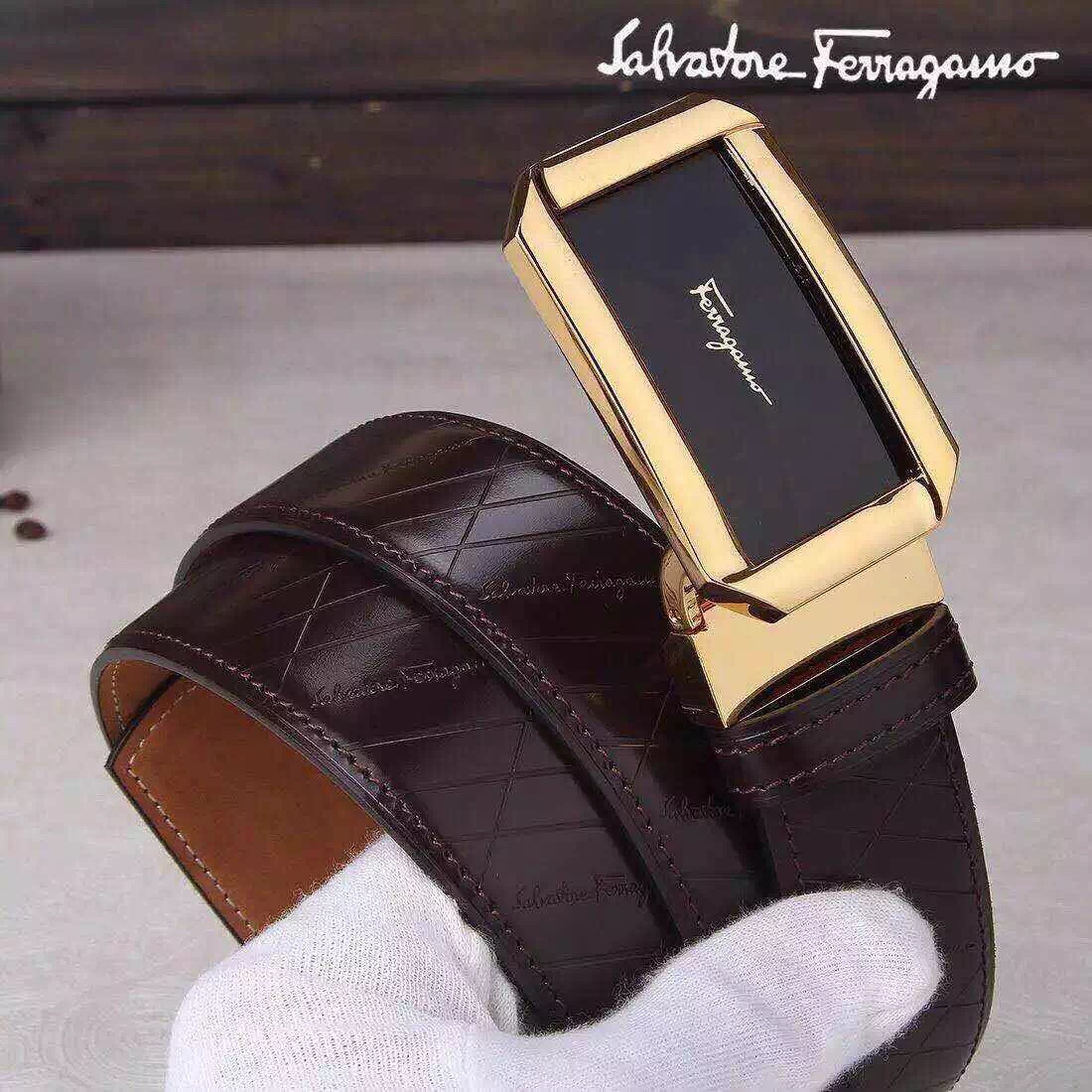 Super Perfect Quality Ferragamo Belts(100% Genuine Leather,steel Buckle)-017