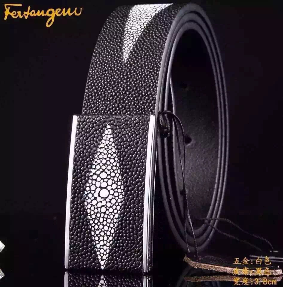 Super Perfect Quality Ferragamo Belts(100% Genuine Leather,steel Buckle)-031