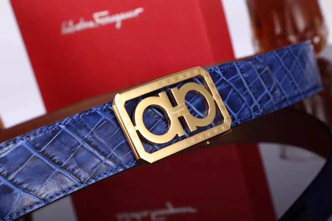 Super Perfect Quality Ferragamo Belts(100% Genuine Leather,steel Buckle)-035
