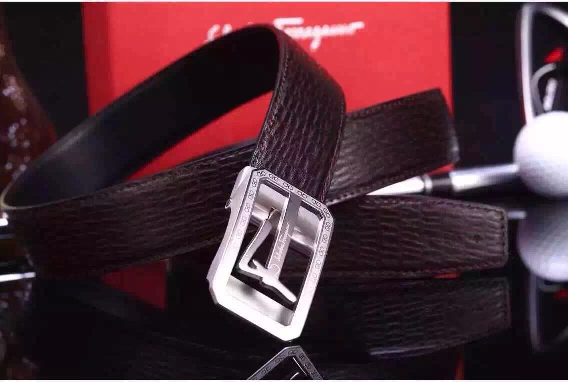 Super Perfect Quality Ferragamo Belts(100% Genuine Leather,steel Buckle)-044