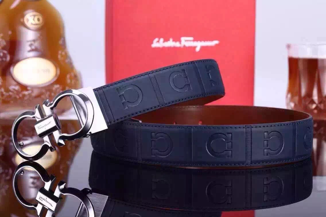 Super Perfect Quality Ferragamo Belts(100% Genuine Leather,steel Buckle)-045