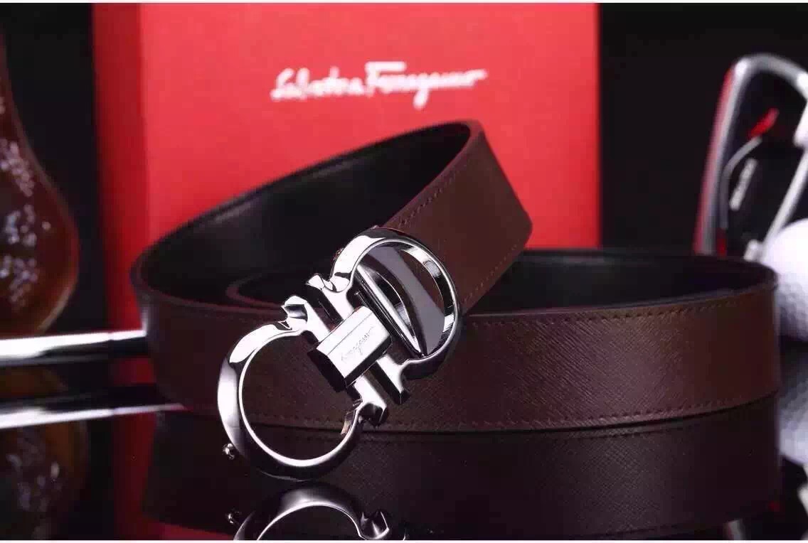 Super Perfect Quality Ferragamo Belts(100% Genuine Leather,steel Buckle)-047