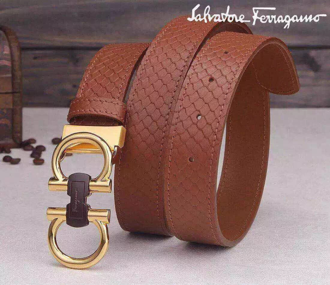 Super Perfect Quality Ferragamo Belts(100% Genuine Leather,steel Buckle)-056