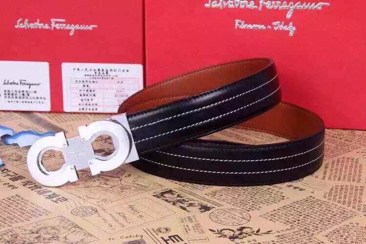 Super Perfect Quality Ferragamo Belts(100% Genuine Leather,steel Buckle)-058
