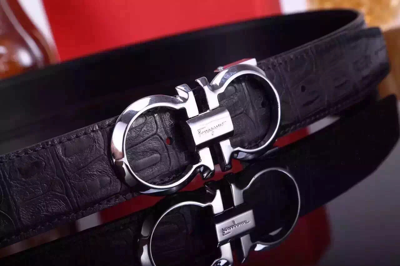 Super Perfect Quality Ferragamo Belts(100% Genuine Leather,steel Buckle)-062
