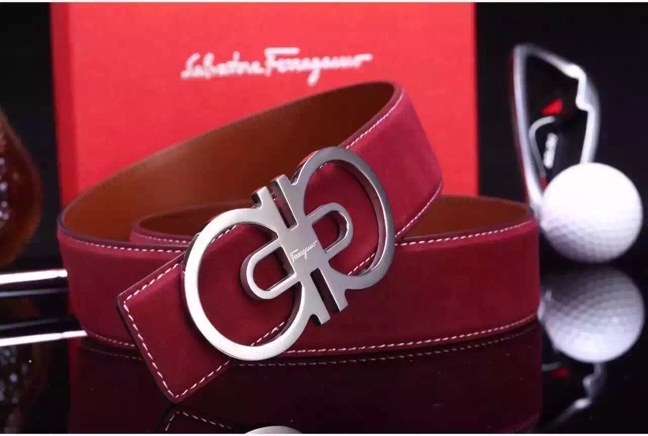 Super Perfect Quality Ferragamo Belts(100% Genuine Leather,steel Buckle)-068