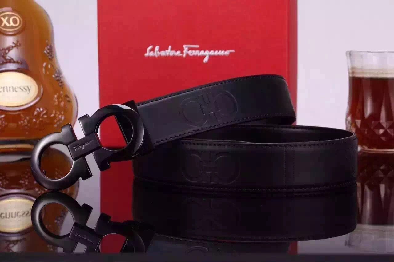 Super Perfect Quality Ferragamo Belts(100% Genuine Leather,steel Buckle)-069