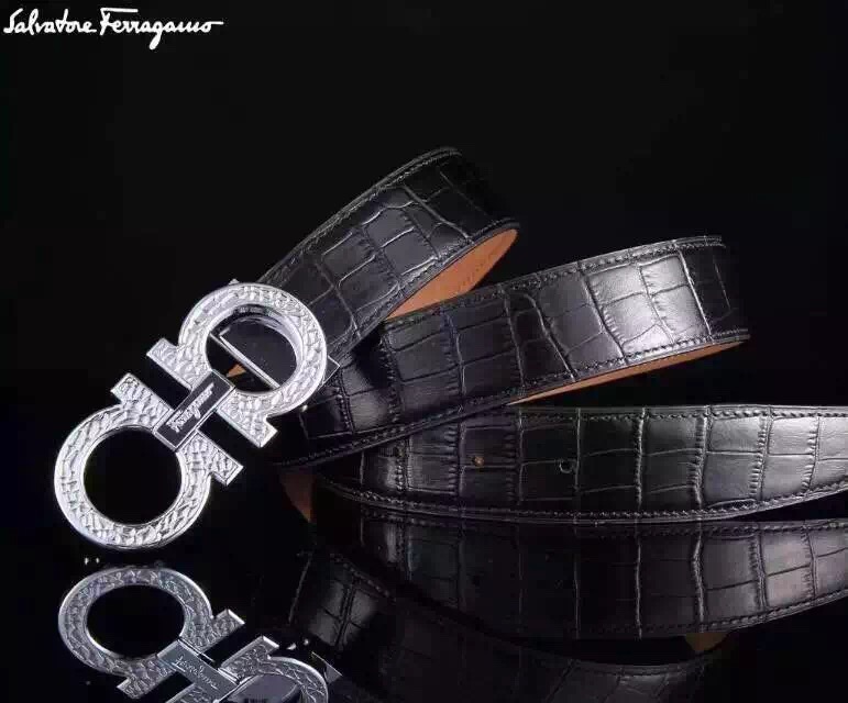 Super Perfect Quality Ferragamo Belts(100% Genuine Leather,steel Buckle)-083