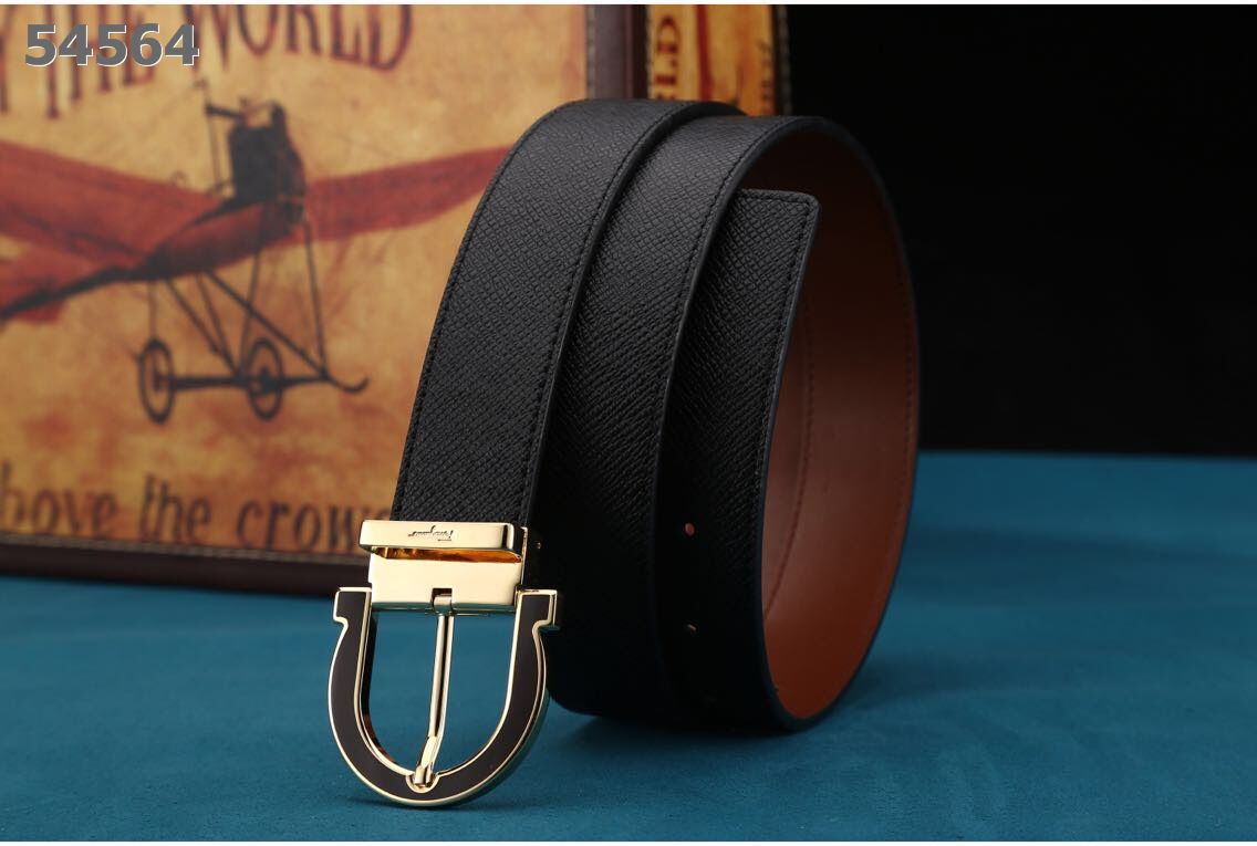 Super Perfect Quality Ferragamo Belts(100% Genuine Leather,steel Buckle)-120