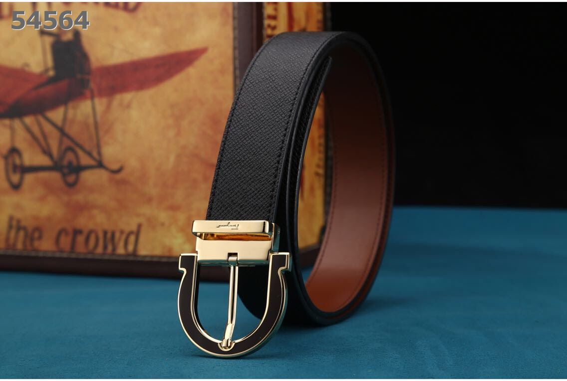 Super Perfect Quality Ferragamo Belts(100% Genuine Leather,steel Buckle)-121