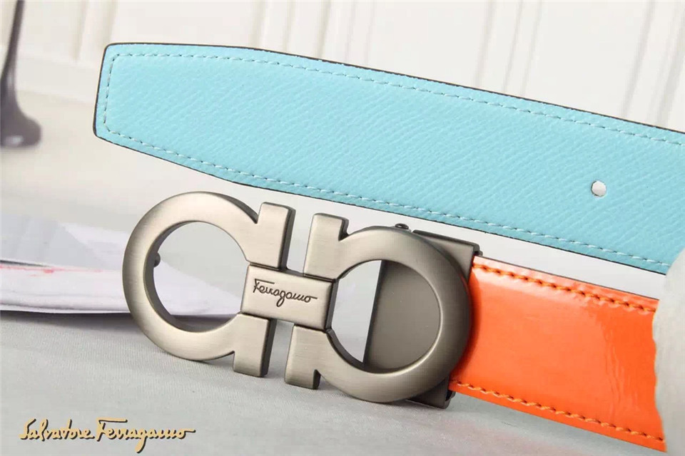 Super Perfect Quality Ferragamo Belts(100% Genuine Leather,steel Buckle)-196