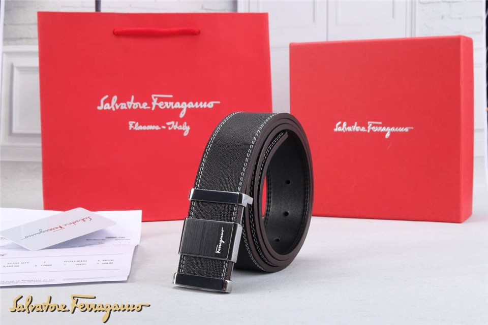 Super Perfect Quality Ferragamo Belts(100% Genuine Leather,steel Buckle)-204