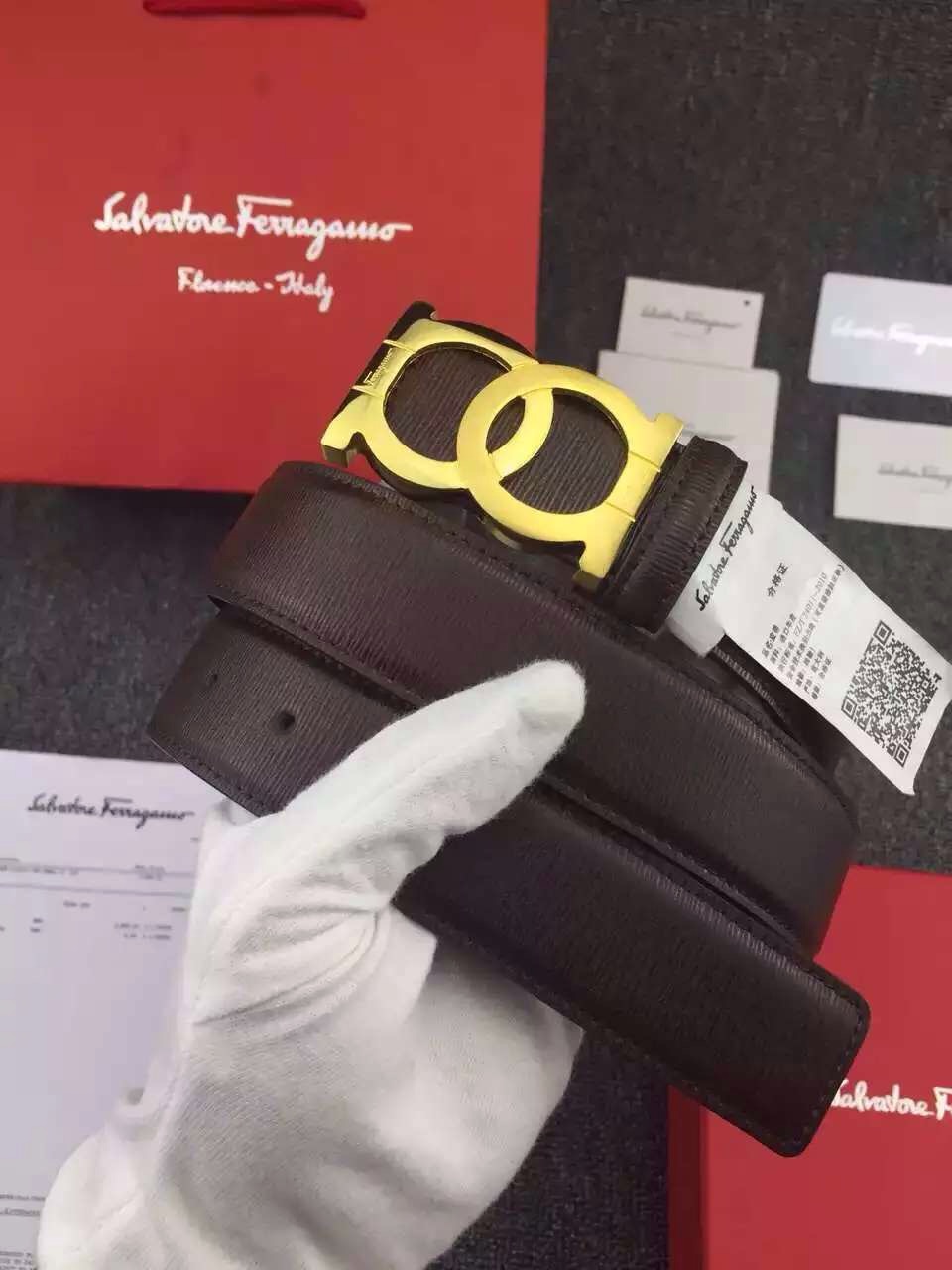 Super Perfect Quality Ferragamo Belts(100% Genuine Leather,steel Buckle)-231