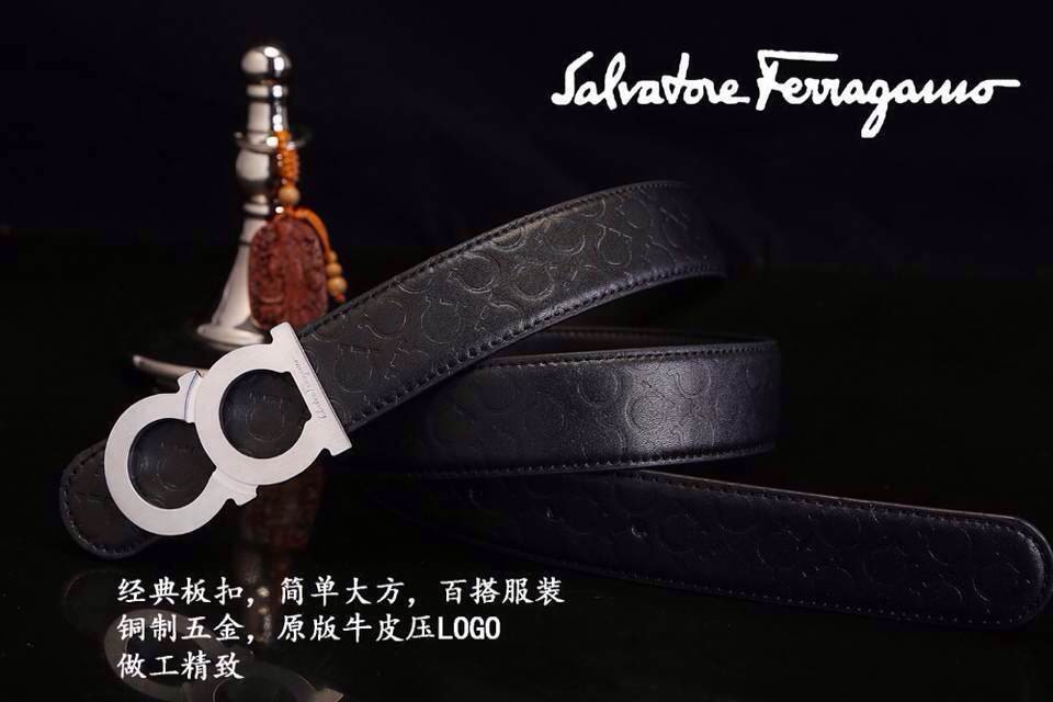 Super Perfect Quality Ferragamo Belts(100% Genuine Leather,steel Buckle)-251