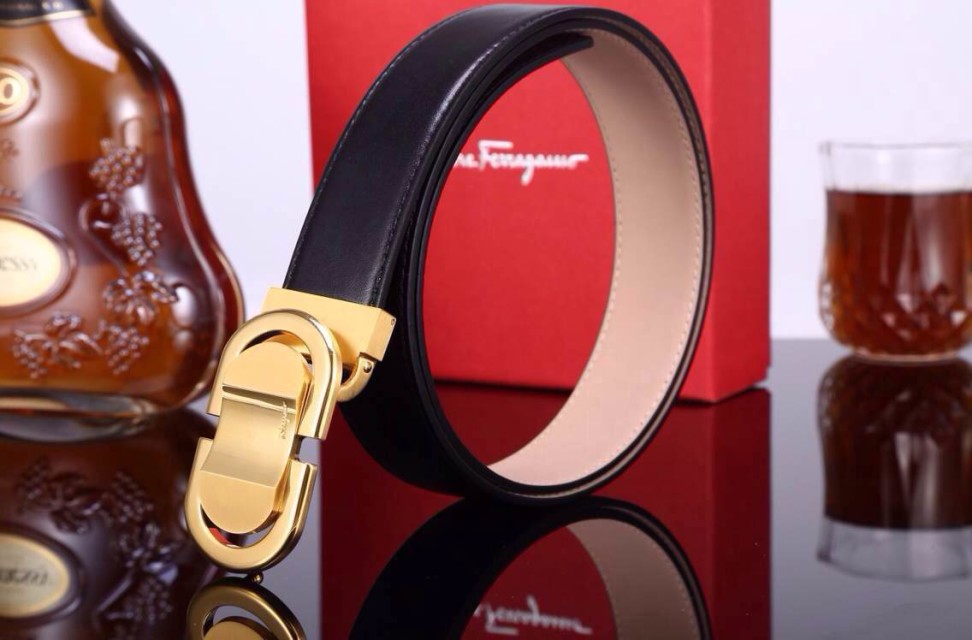 Super Perfect Quality Ferragamo Belts(100% Genuine Leather,steel Buckle)-263