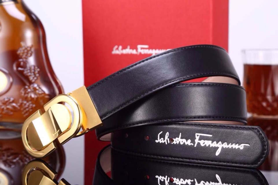 Super Perfect Quality Ferragamo Belts(100% Genuine Leather,steel Buckle)-264