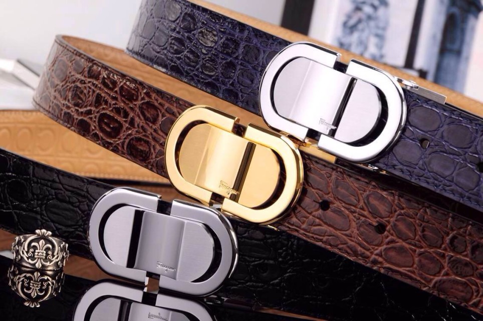 Super Perfect Quality Ferragamo Belts(100% Genuine Leather,steel Buckle)-266