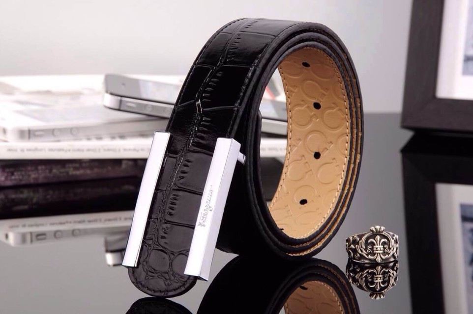 Super Perfect Quality Ferragamo Belts(100% Genuine Leather,steel Buckle)-281