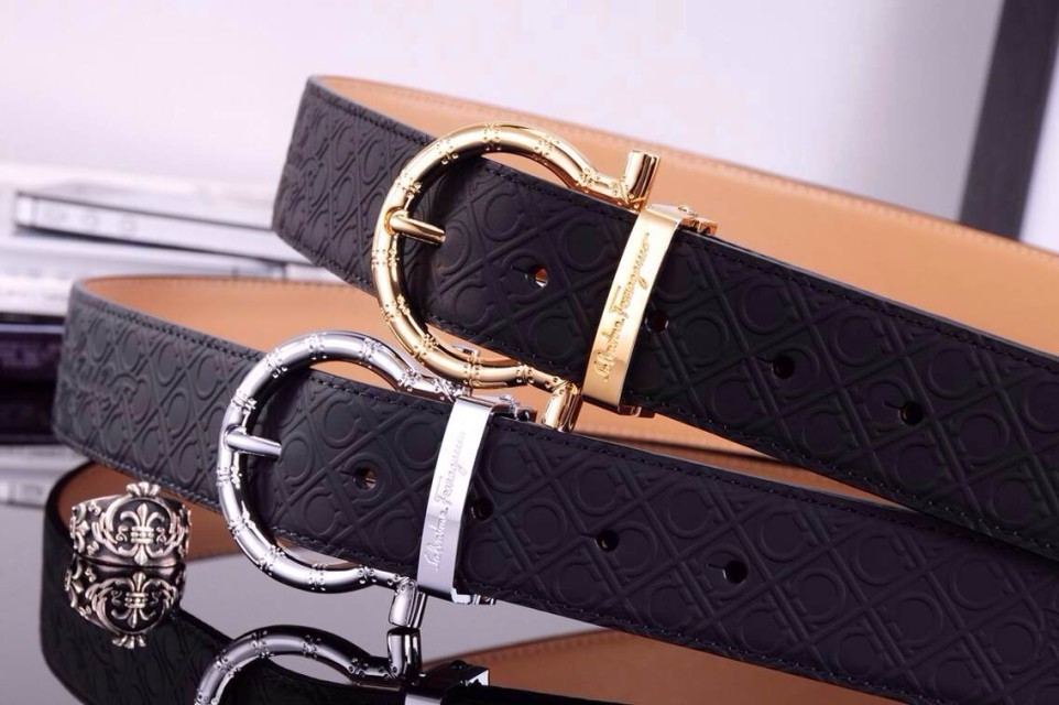 Super Perfect Quality Ferragamo Belts(100% Genuine Leather,steel Buckle)-287