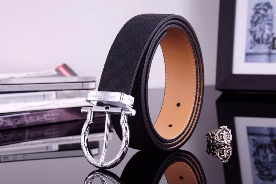 Super Perfect Quality Ferragamo Belts(100% Genuine Leather,steel Buckle)-288