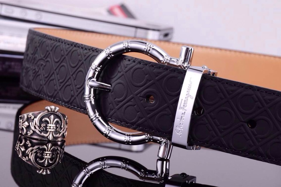 Super Perfect Quality Ferragamo Belts(100% Genuine Leather,steel Buckle)-290